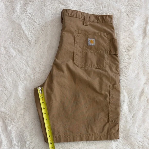 Carhartt Men’s Khaki/Tan Cargo Work Shorts,Size 42 ,Loose Fit Canvas - Picture 15 of 17